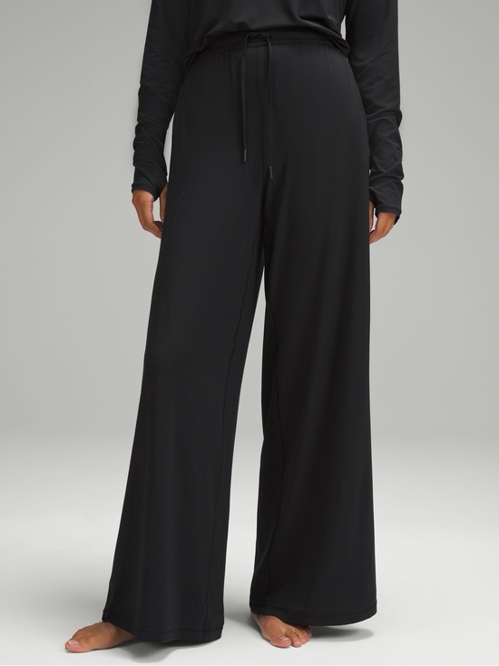 lululemon athletica Pants - lululemon athletica Black Wide-Leg Lounge Pants : Modal Lululemon